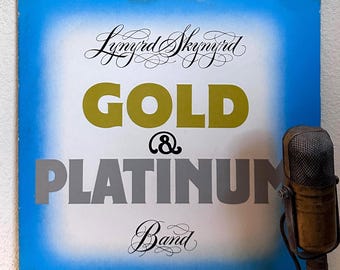 Lynyrd Skynyrd "Gold & Platinum" COLLECTABLE IMPORT 2LP Vinyl Record 1970's Classic Rock And Roll (1979 Gema w/"Free Bird", "Simple Man")