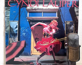 Cyndi Lauper Vinyl "She's So Unusual" Record Album 1980s Dance Pop Ballads Party Girl Power (Orig.1983 CBS w/"Girls Just Want To Have Fun")