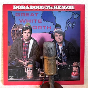 Bob and Doug McKenzie (SCTV) Vinyl ORIGINAL "Great White North" Record Album Canadian Comedy Spoken Word Party Album Laughs (1981 Polygram)