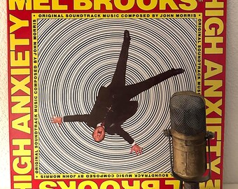 Mel Brooks "High Anxiety: Mel Brooks 'Greatest Hits' Featuring The Film Scores Of John Morris" Vinyl (1978 Asylum w/"Springtime For Hitler")