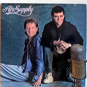 Soft Rock 1980&#39;s Music Air Supply &quot;Lost In Love&quot; Vintage Vinyl Record Album 80&#39;s Yacht Rock and Pop (1985 Arista w/&quot;Just As I Am&quot;)