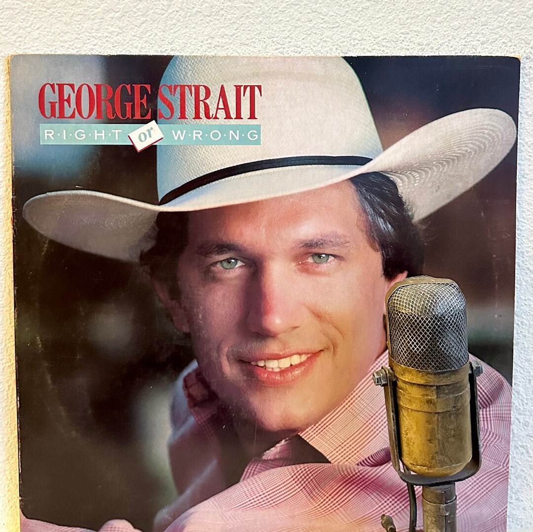 Vintage ORIGINAL George Strait Vinyl right or - Etsy