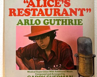Vintage Original Arlo Guthrie Alices Restaurant Vinyl Record LP