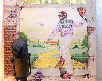 Elton John Vinyl "Goodbye Yellow Brick Road" 1970s Music Classic Rock and Roll  (1973 MCA w/ "Candle in the Wind","Bennie And The Jets")