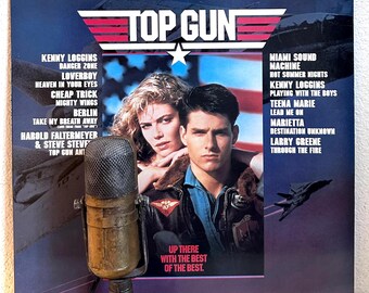 Top Gun Vinyl Record ORIGINAL Soundtrack LP "Top Gun" Tom Cruise Vinyl Movie Soundtrack (1986 CBS w/"Danger Zone", "Playing with the Boys")
