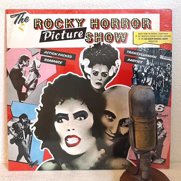 Rocky Horror Picture Show 1970s Original Soundtrack Music Stage & Screen "The Rocky Horror Picture Show" LP (1975 Ode w/"The Time Warp")