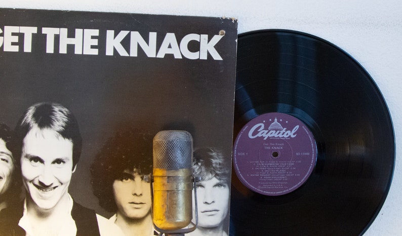 Vintage 1970's Muisc The Knack Get The Knack Vintage Rock and Roll Vinyl Record Album with My Sharona 1979 Capitol EMI Records image 2