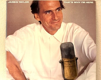 James Taylor "That's Why I'm Here" Vinyl Record Album 1980's Pop Music Love Songs (1985 CBS w/"Everyday") Vinyl Sale