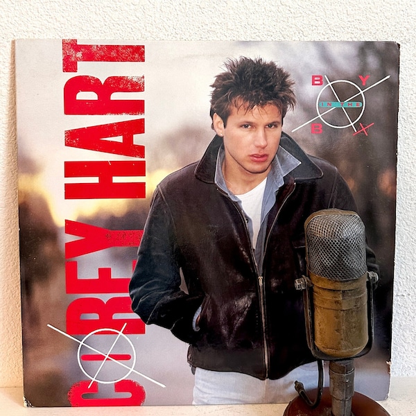 1980's Music Vinyl Corey Hart "Boy In The Box" Vintage Record Album LP 80's Soft Rock And Roll Pop (1985 EMI w/"Never Surrender") Vinyl Sale