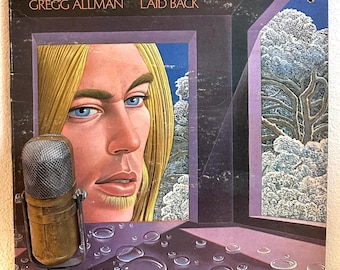 Gregg Allman (Allman Brothers Band) Vinyl "Laid Back" Record Album 1970s Classic Rock Blue Eyed Soul (1970s Capricorn) Vinyl Sale