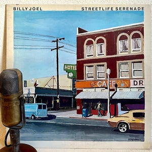 Billy Joel &quot;Streetlife Serenade&quot; Vinyl Record Album 1970s Pop Folk Piano Singer Songwriter New York LP (1974 CBS w/&quot;The Entertainer&quot;)