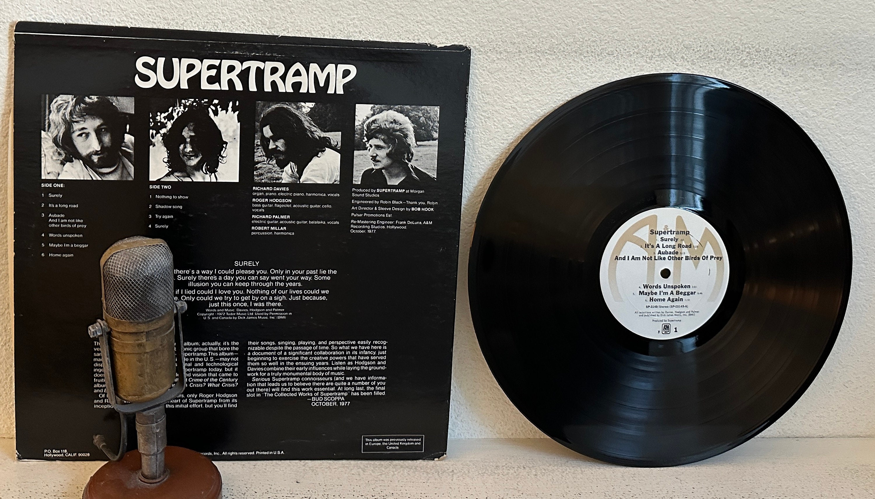 SUPERTRAMP.ROGER HODGSON, サイン入り,スーパートランプ 1987年発売/日本盤] ロジャー ホジソン / ハイ ハイ [ Roger