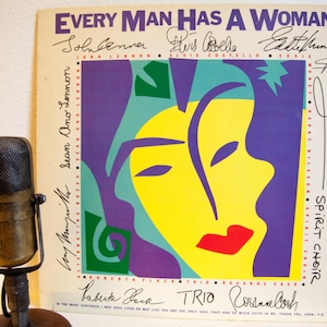 John Lennon (The Beatles) /Elvis Costello / Roberta Flack Vinyl 1980s Compilation &quot;Every Man Has A Woman Who Loves Him&quot; (1984 Polygram)