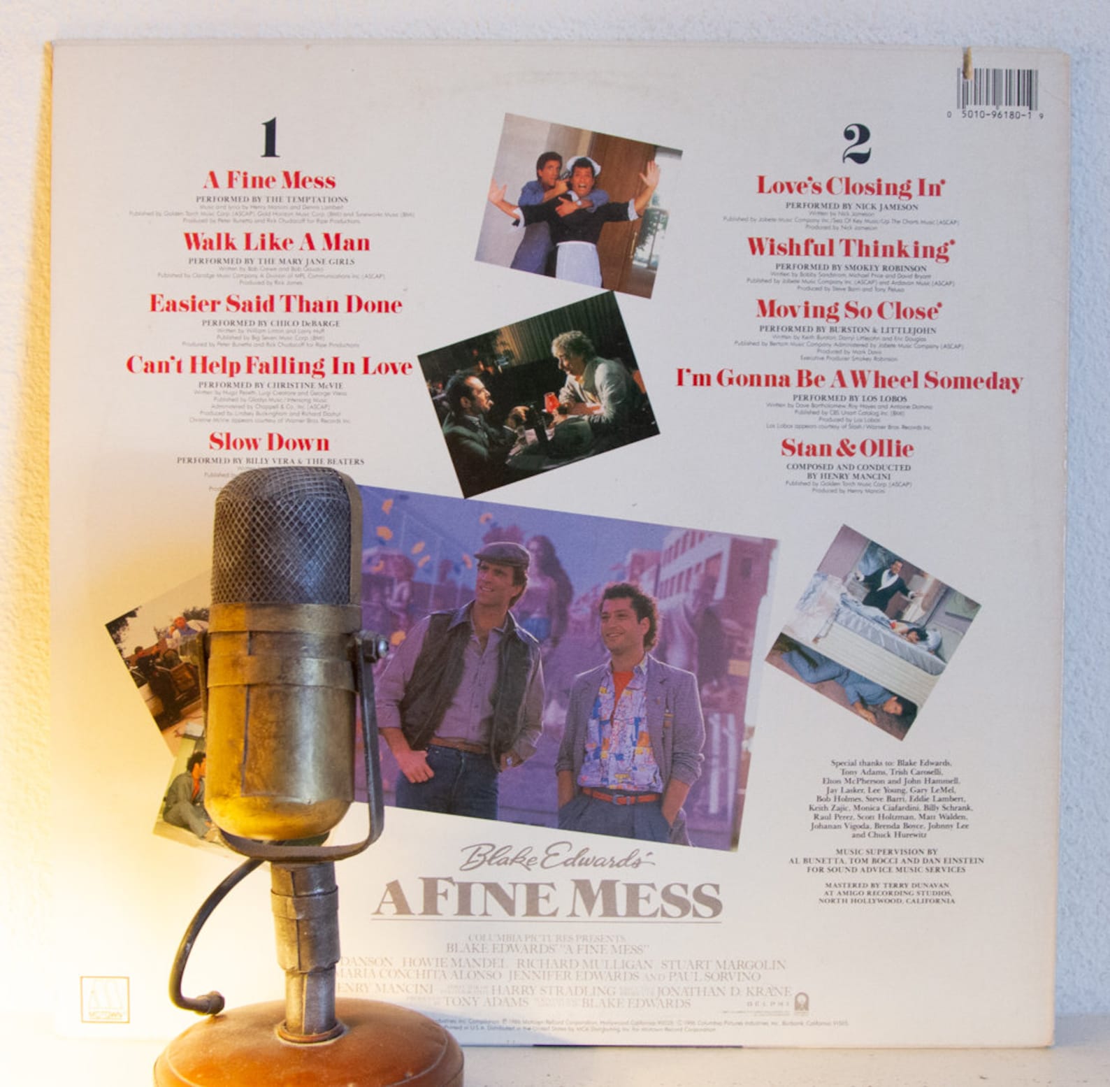 1980's Music a Fine Mess Soundtrack Vinyl Etsy