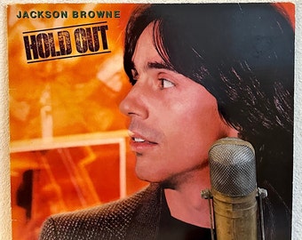 Jackson Browne "Hold Out" ORIGINAL Vintage Vinyl Record LP 1980's Pop (1980 Asylum w/"That Girl Could Sing", "Disco Apocalypse") Fall Sale