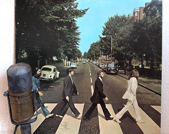 The Beatles Vinyl Record 1960s Pop Art Rock and Roll Paul McCartney John Lennon "Abbey Road" (1969 Apple w/"Come Together", "Her Majesty")