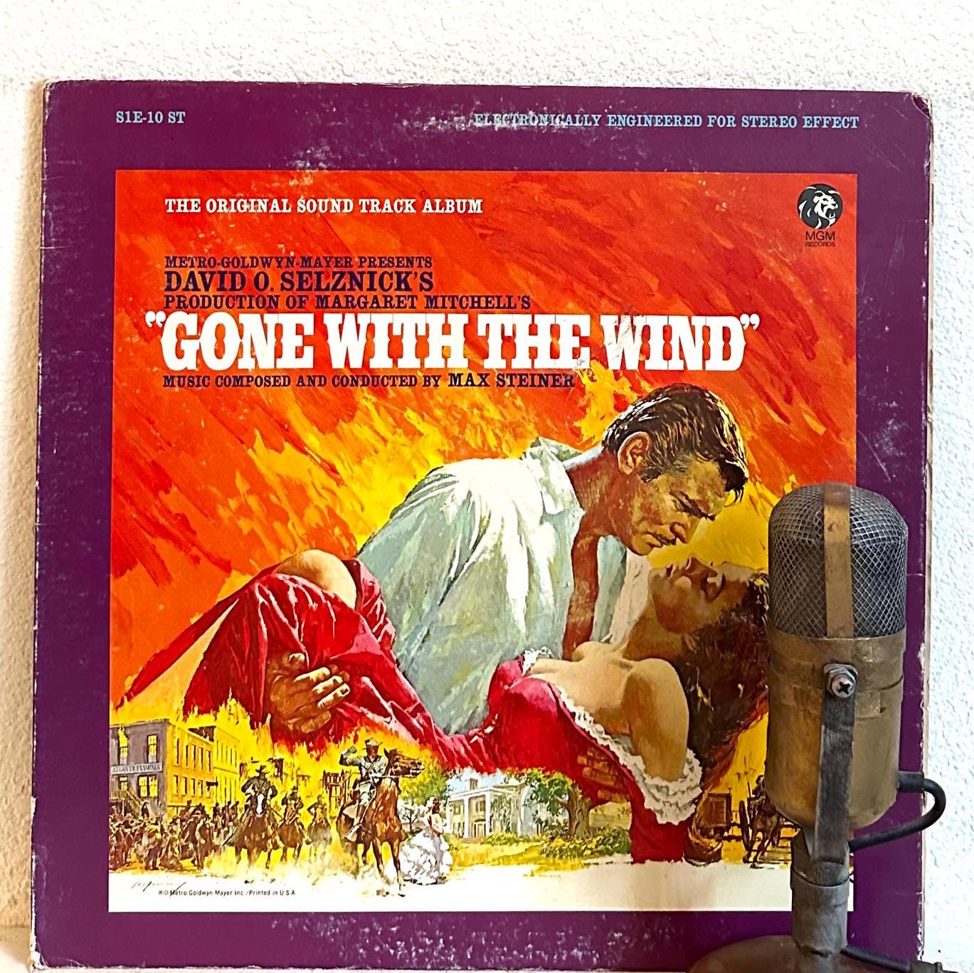 Gone With the Wind Vinyl Soundtrack Album | Clark Gable Vivien