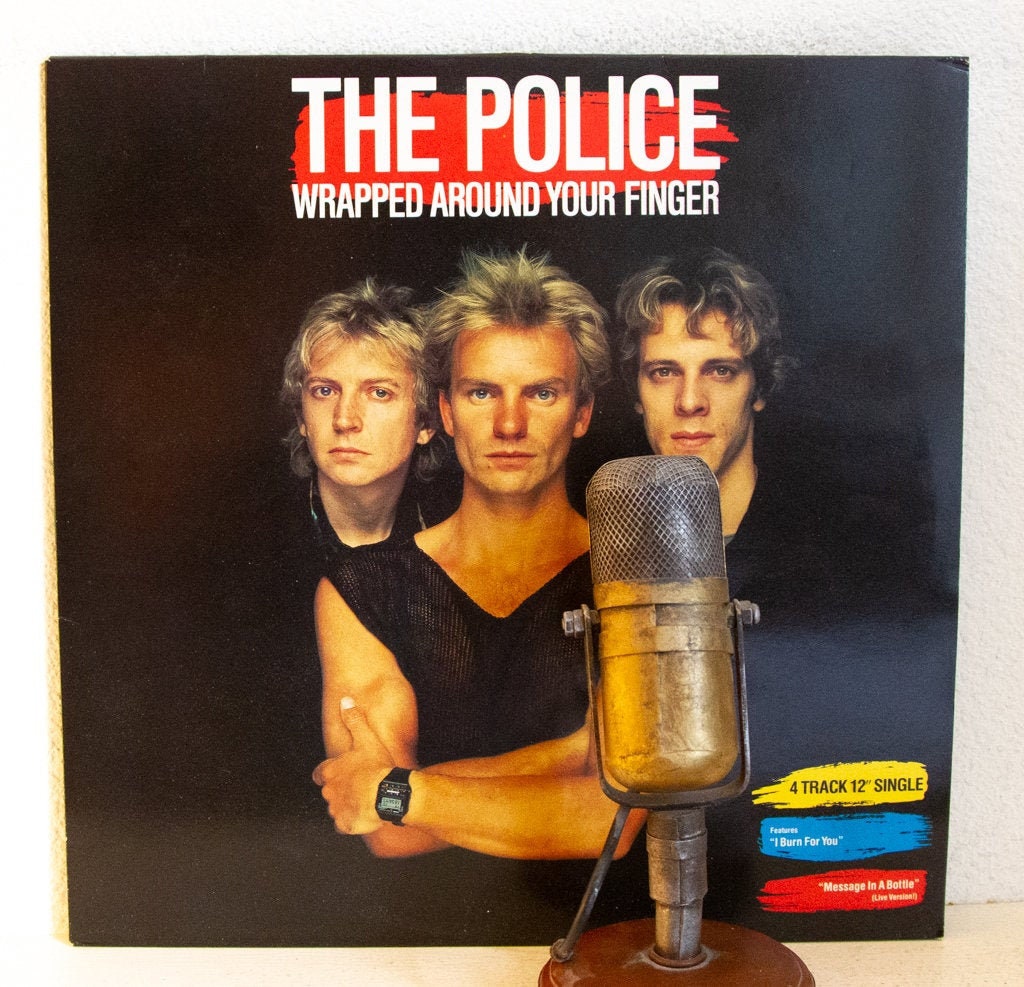 The Police with Sting Wrapped Around Your Finger 4 Track 12 EP Vinyl Record  1980s Pop Rock 1983 SCARCE IMPORT: Holland - Etsy 日本