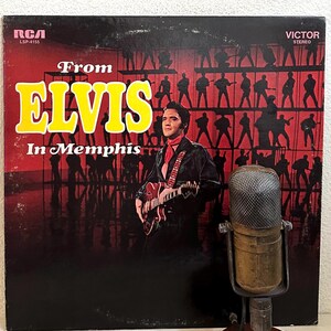 Elvis Presley &quot;From Elvis In Memphis&quot; Vintage Vinyl Record Album LP 60&#39;s Rock Pop Country (1969 RCA w/&quot;In The Ghetto&quot;,&quot;Gentle On My Mind&quot;)
