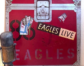 The Eagles "Eagles: LIVE" 2LP Vinyl Record SoCal Country Rock and Roll Don Henley (orig 1980 Elektra w/"Hotel California" w/no poster)