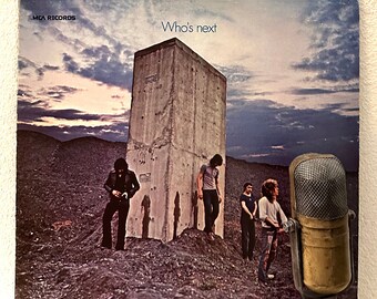 The Who Vinyl "Who's Next" Album Record Classic LP Record Pete Townshend Roger Daltrey (1970s RCA rc re-issue w/"Won't Get Fooled Again")