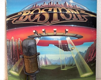 Boston "Don't Look Back" Vinyl ORIGINAL Record Album 1970s Classic Rock Electric Guitar Tom Scholz (1978 CBS w/"Feelin' Satisfied")