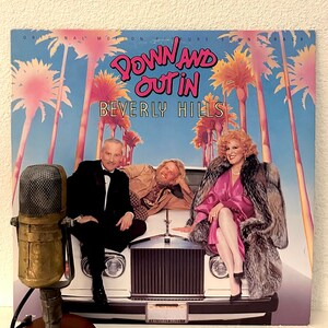 Vintage 1980&#39;s Music Soundtrack &quot;Down And Out In Beverly Hills&quot; Vinyl Record (1986 MCA w/&quot;I Love L.A.&quot;, &quot;California Girls&quot;,&quot;Tutti Frutti&quot;)