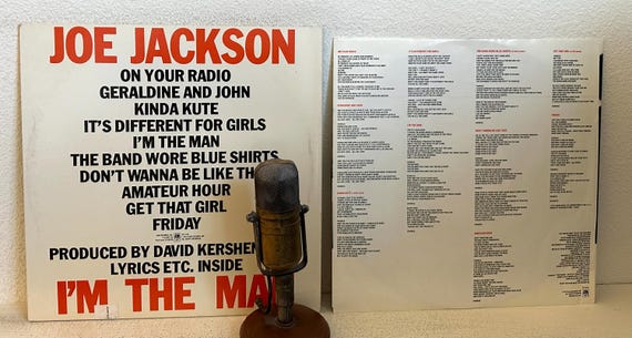 JOE JACKSON I'M THE MAN 旧規格　未開封 Joe Jackson 