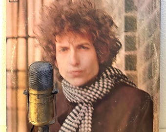 Classic Rock Bob Dylan "Blonde On Blonde" Vinyl 1960's Music Vintage Record Album LP (1970's Columbia w/"Just Like A Woman","I Want You")