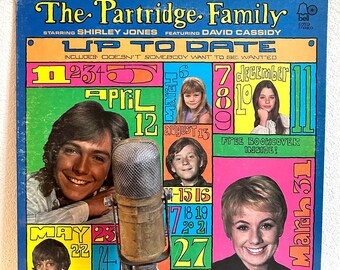 Vintage Vinyl 1970's Music The Partridge Family "Up To Date" Record LP 1970's Pop Soft Rock Bubblegum (1971 Bell w/"I'll Meet You Halfway")