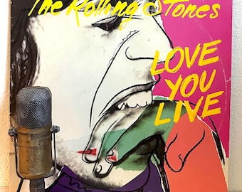 Rolling Stones "Love You Live" Vinyl 2LP LIVE 1970's Music Classic Rock Album Mick Jagger Keith Richards (1977 RS Records w/"Brown Sugar")