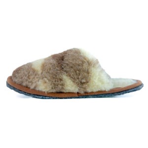 Pantuflas de lana natural / Lana de oveja y fieltro ecológicos / Zapatillas de casa suaves, cálidas y transpirables