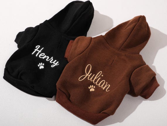 Personalized Dog Hoodie | Custom Embroidered Pet Sweatshirt