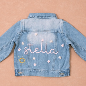 Custom Embroidered Denim Jacket: Personalized Baby & Toddler