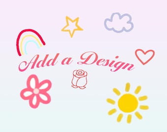 Custom Design Add-On: Crochet Baby Sweaters, Denim Jackets, Backpacks