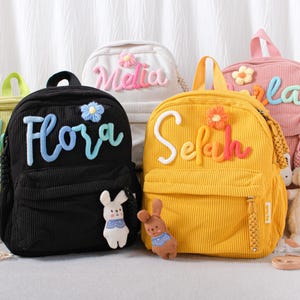 Toddler Backpack with Personalized Name: Custom Preschool Bag - Perfect First School Gift for Kids