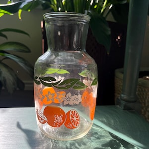 Anchor Hocking Orange Juice Carafe