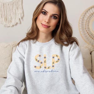 Personalized SLP Sweatshirt, Custom SLP Shirt, Speech Therapist Sweatshirt, Speech Language Pathologist, Speech Language Shirt, Speechie