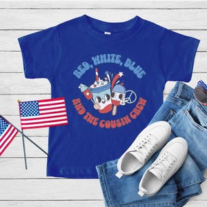 4th of July Cousin Crew Tee, Cousin Crew Shirt, July 4th Retro Trendy Cousin Shirts, Vintage Cousin Shirt, Matching Cousin Shirts, July 4th