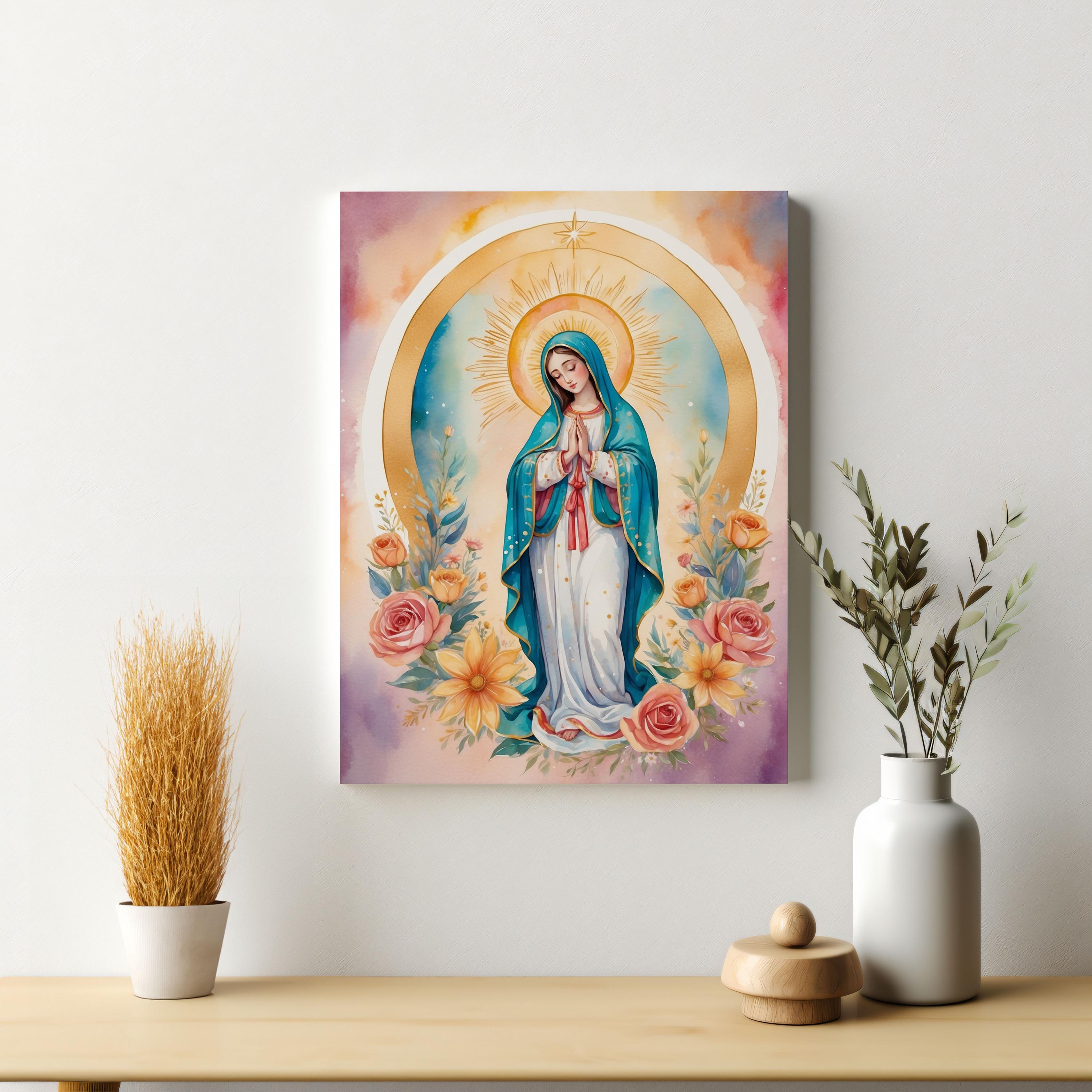 Our Lady of Guadalupe Wall Art – Catholic Digital Print, Virgin Mary ...
