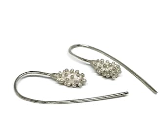 Boucles d’oreilles en argent en forme de baies Boucles d’oreilles en argent sterling Boucles d’oreilles de bijoux authentiques