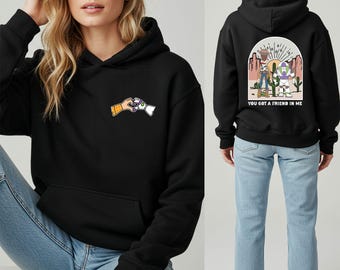 Moletom com capuz Toy Story da Disney, Woody e Buzz Lightyear, camiseta da Disneylândia