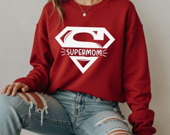 Super Mom Sweatshirt, Mother's Day Gift, Supermom Hoodie