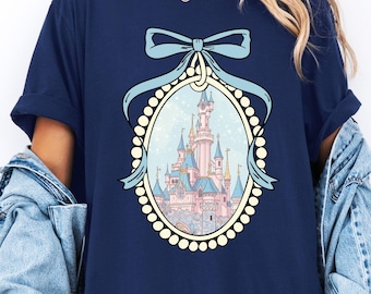 Koszulka z magicznym zamkiem – inspirowana księżniczką – unisex