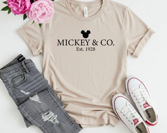 Mickey & Co Est 1928 skjorta, Disney unisex-tröja