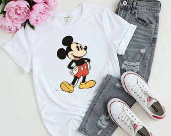 Retro Mickey Mouse T-Shirt, Disneyland Vacation Tee