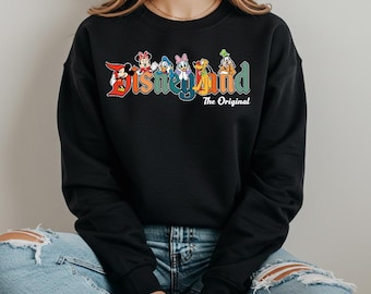 Sudadera con estampado de Mickey y sus amigos de Disneyland, top a juego para la familia Disney