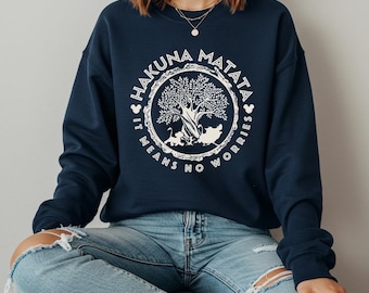 Sudadera Hakuna Matata, Rey León de Disney, Sudadera con capucha Animal Kingdom