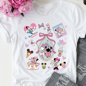 Coquette Bows Minnie and Daisy shirt, Disney With My Bestie, Disney Girls Trip shirts, WDW Magic Kingdom Disneyland Matching Girls