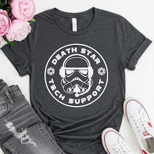 Death Star Shirts, Tech Support Shirt, Star Wars, Star Wars Shirts, Star Wars Disney Shirt, Disney Shirt, Disney Shirts, Death Star Tshirts